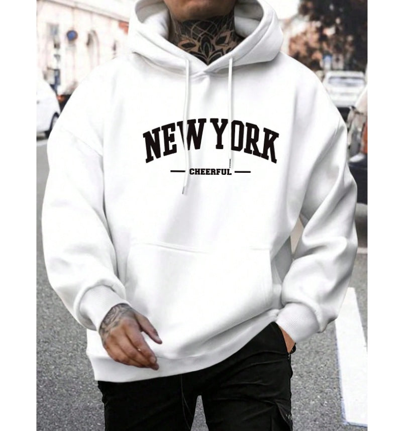 Men's Casual American-style Retro Loos hoodie Sweater