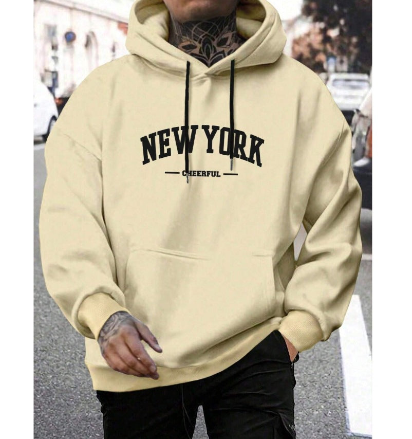 Men's Casual American-style Retro Loos hoodie Sweater