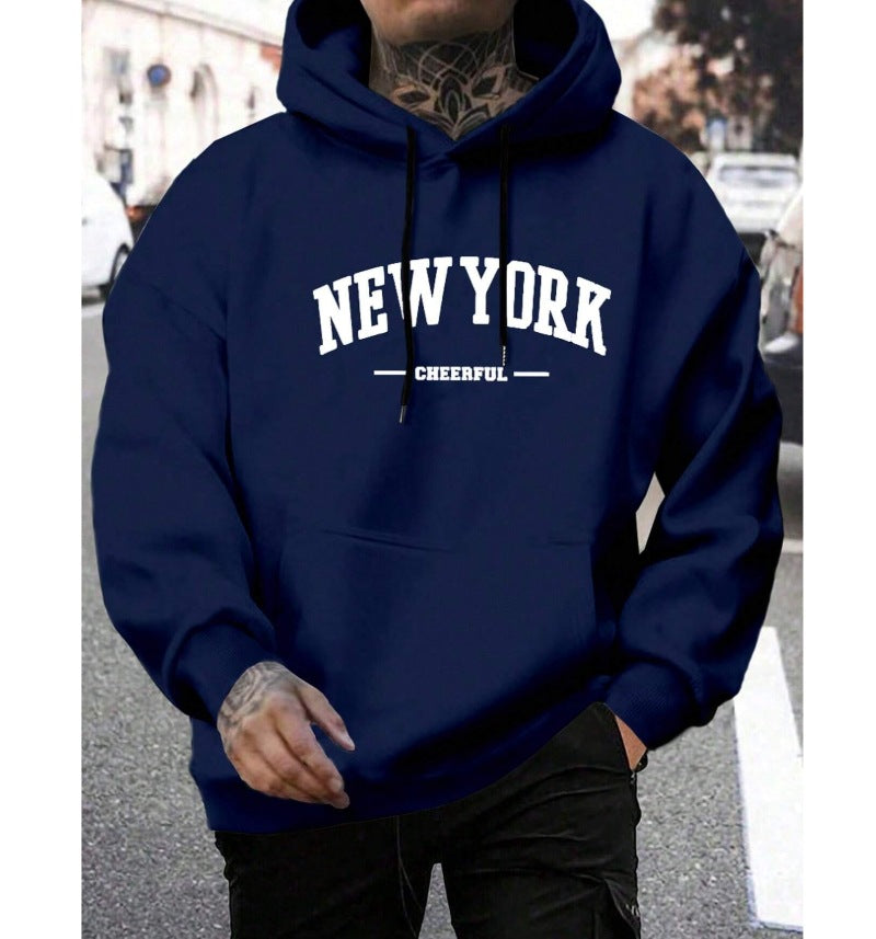 Men's Casual American-style Retro Loos hoodie Sweater