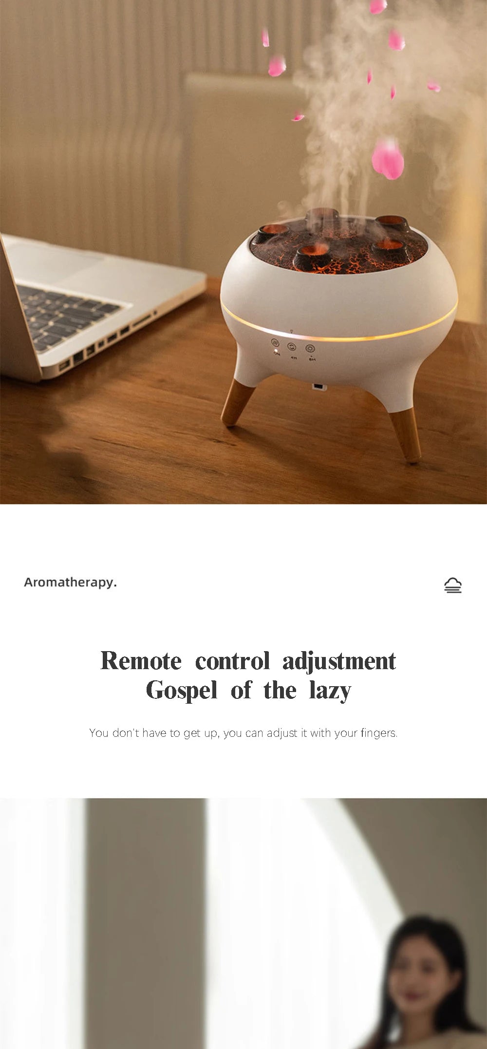 Dynamic Jellyfish Air Humidifier 250ml Essential Oil Diffuser Remote Control Bedroom Humidifier With 7 Colorful Night Lights