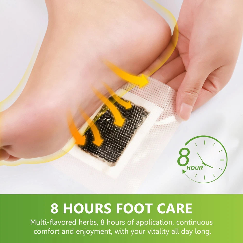 10 Pack Detox Foot Patches Pads Deep Cleansing Remove Toxins Improve Sleep