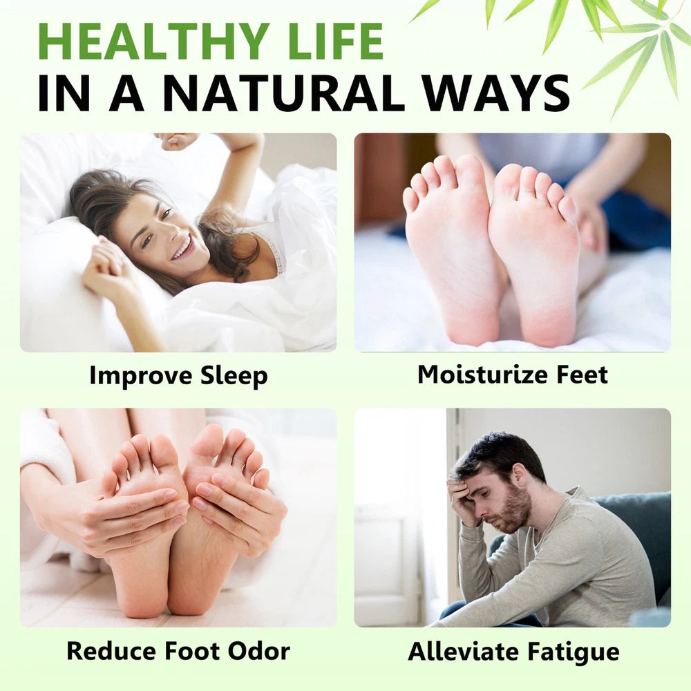 10 Pack Detox Foot Patches Pads Deep Cleansing Remove Toxins Improve Sleep