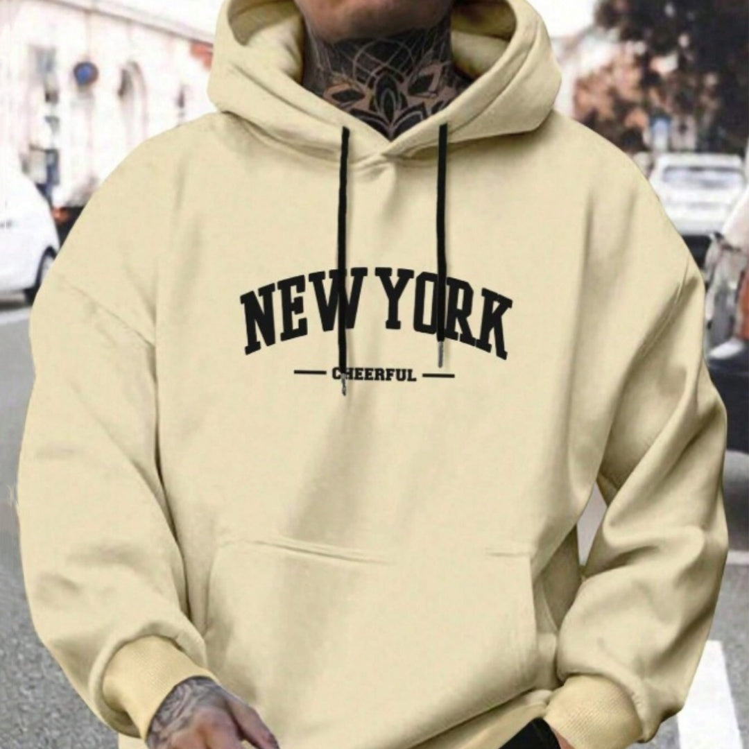 Men's Casual American-style Retro Loos hoodie Sweater
