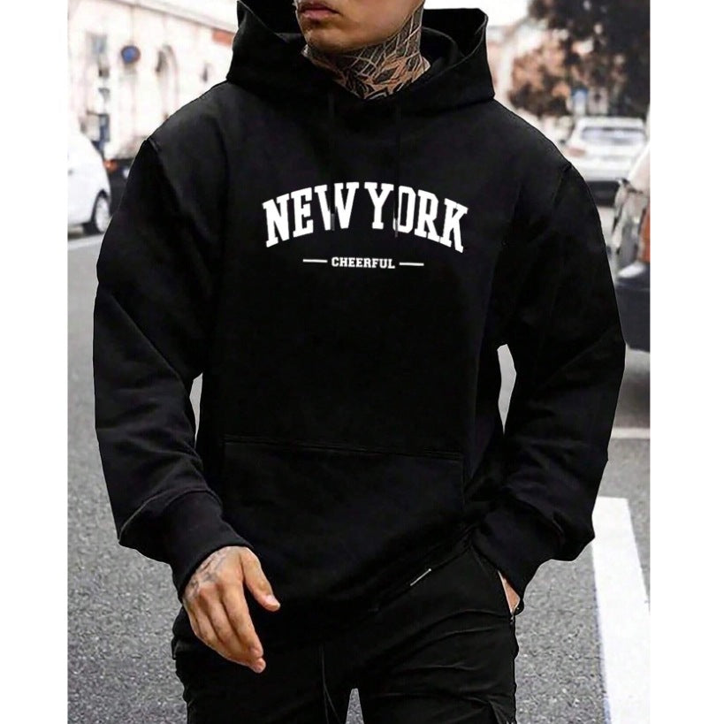 Men's Casual American-style Retro Loos hoodie Sweater