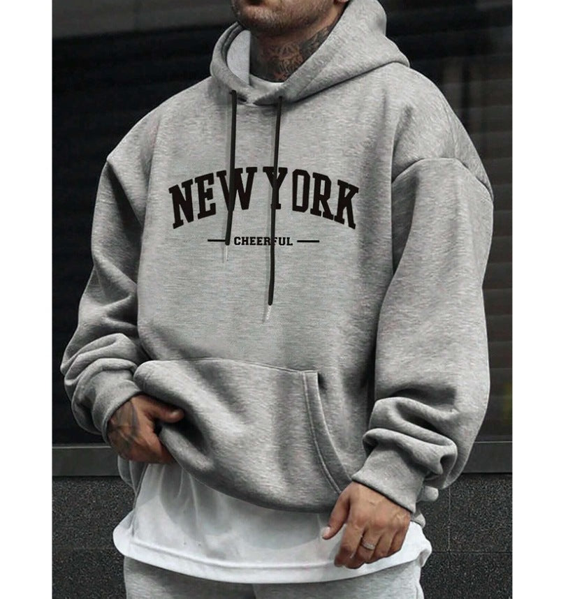 Men's Casual American-style Retro Loos hoodie Sweater