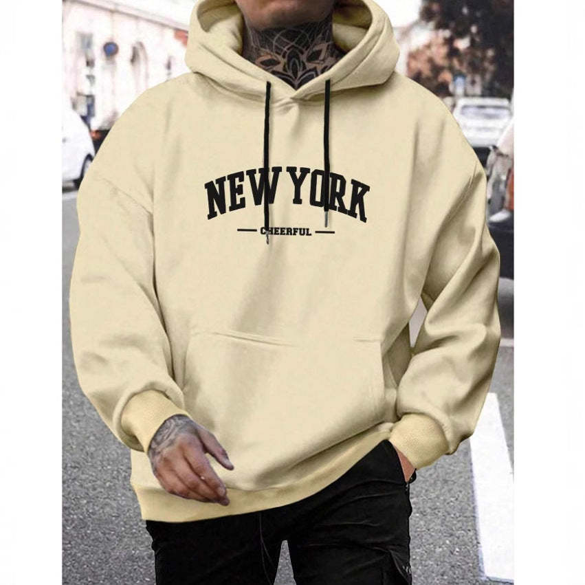 Men's Casual American-style Retro Loos hoodie Sweater