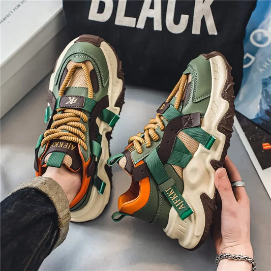 Man 2024 Trend Spring Hot Sale Men's Casual Fashion Comfortable Outdoor Running Sneakers 44 Thick Sole Four Seasons Sports Shoes
