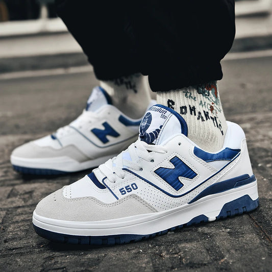 British wind low top student sports shoes new thick sole breathable men's shoes all casual shoes non-slip running shoes