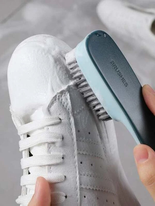 1/2pcs Shoe Cleaning Brush, Plastic Clothes And Shoes Scrubbing Brush