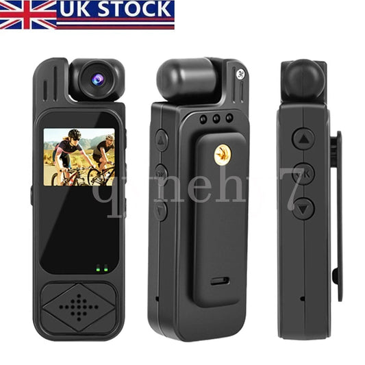 1080P Body Camera with Screen Audio Video Night Vision Sports Camera Body Worn A