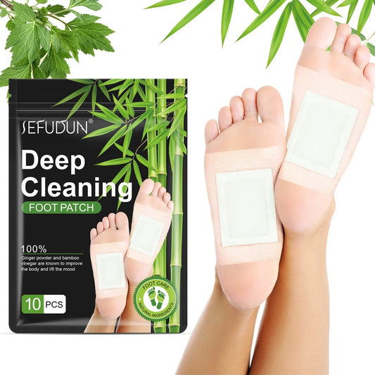 10 Pack Detox Foot Patches Pads Deep Cleansing Remove Toxins Improve Sleep